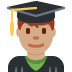 man student: medium skin tone