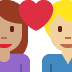 couple with heart: woman, man, medium skin tone, medium light skin tone