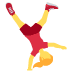 woman cartwheeling emoji