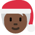 Mx Claus: dark skin tone