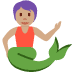 merperson: medium skin tone emoji