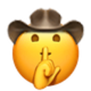 shushing cowboy
