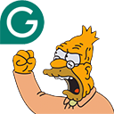 old man yells at grammarly