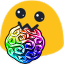 blob nom rainbowgem