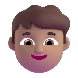 Boy medium skin tone emoji