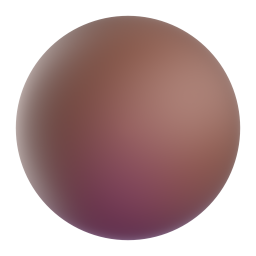 Brown circle emoji