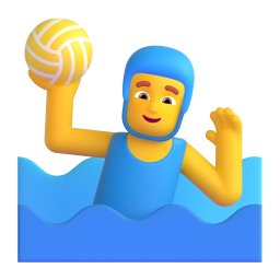 Man playing water polo emoji