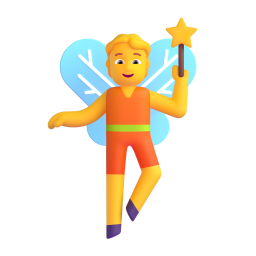 Person fairy emoji