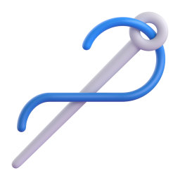 Sewing needle emoji