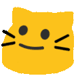 Yellow Cat Smile emoji