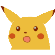 Surprised Pikachu emoji