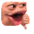 Poggers Thumbsdown emoji