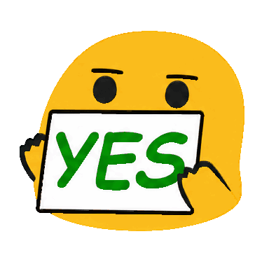 Yes Mad emoji