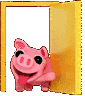 pig hello door