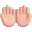 palms up together