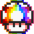 mario mushroom rainbow