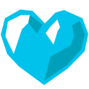 google blueheart blob