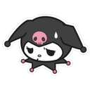 kuromi awkward sweat